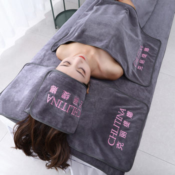 Special towel for beauty salon skin management thickened turban three-piece set custom logo bed towel bath towel wholesale