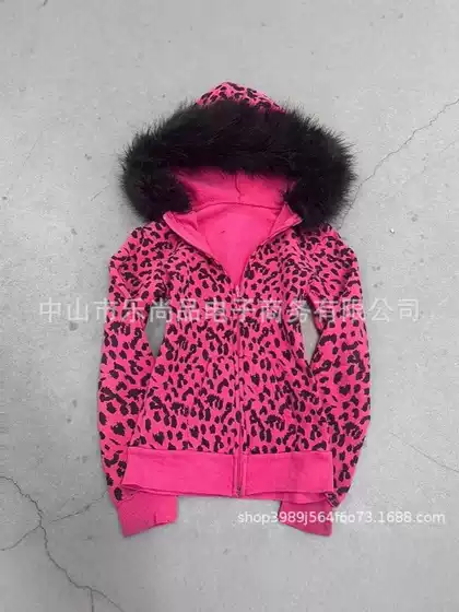 Ancient Early Wool Collar Hooded Jacket y2k Trendy Wool Collar Jacket Women's Gourmet Hip Hop Rock Style