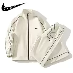 Cross-Border Men's Sports Casual Suit Men's 2026 Autumn New Jacket Work Pants Couple Two-Piece Set Women