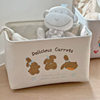 Cartoon Fabric Thickened Storage Basket Home Wardrobe Clothing Storage Box Student Children's Room Dormitory Car Snack Basket