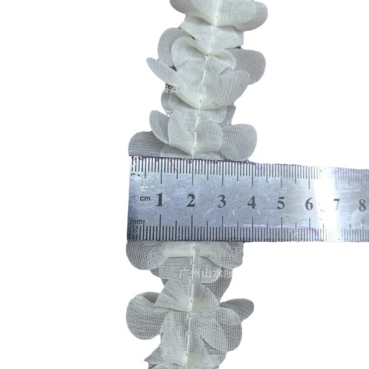 Children's Collar Lace Sleeves Accessories Apricot Pleated Lace Collar Cuffs Ruffled Wide Lace Embroidery