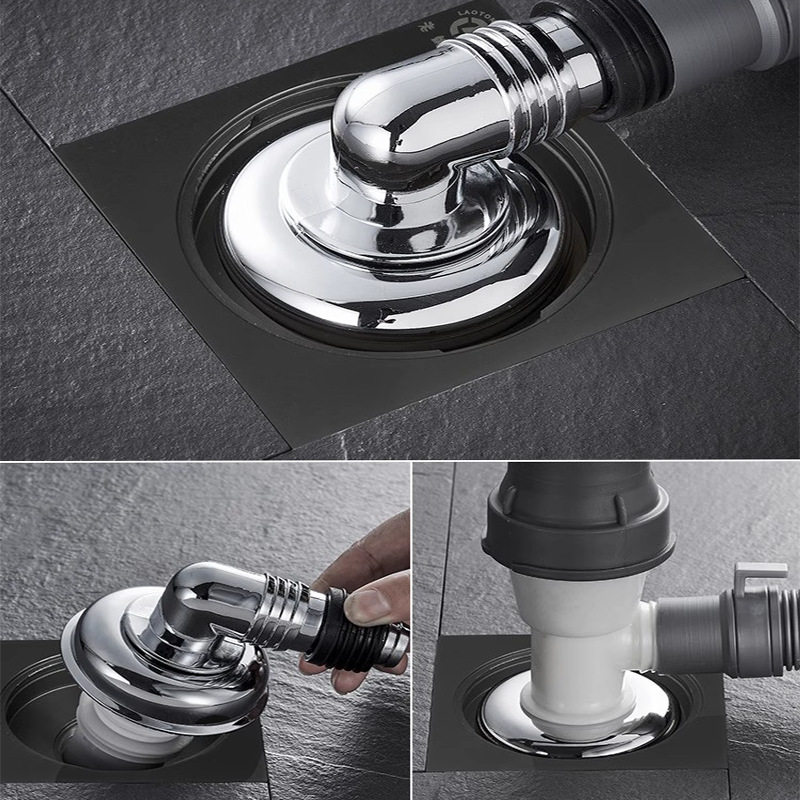 Special Three-Way Pipe for Washing Machine Drain Cover, Dual-Purpose Anti-Odor Sewer Backflow Prevention Device