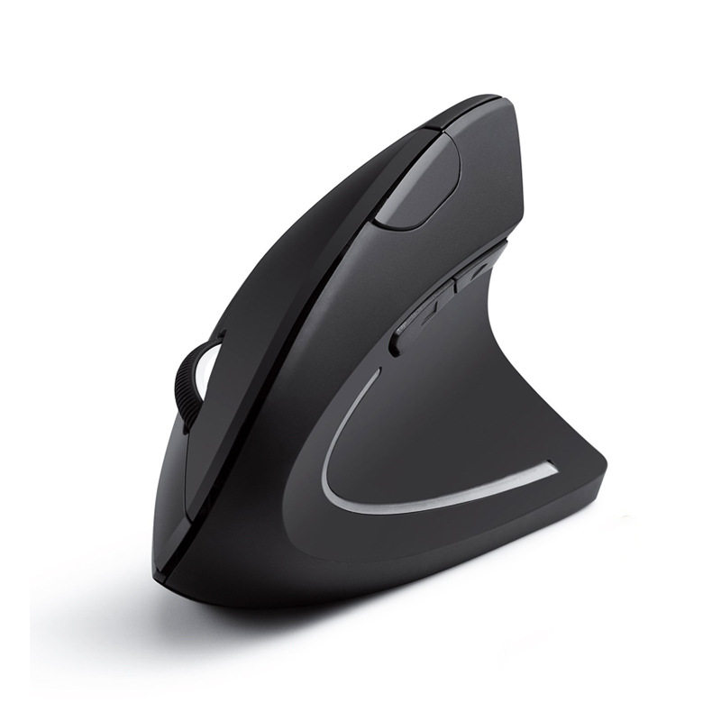 New five generation vertical mouse vertical wireless 2.4G side grip right hand ergonomic mouse special factory wholesale