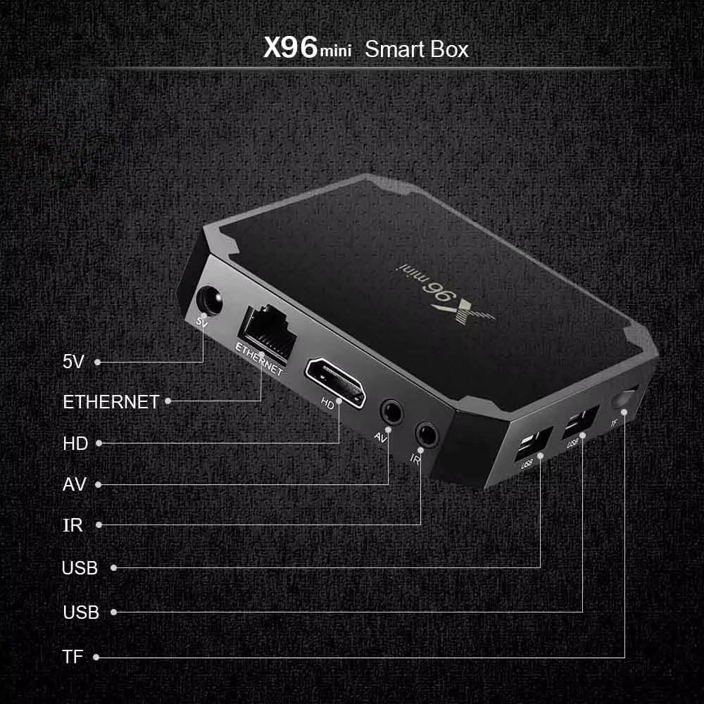 X96Mini Cross-Border Export Network Set-Top Box S905W High-Definition 4K Android Smart Tv Box Export Box