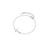 S925 sterling silver cross bracelet Women's European and American cross-border hot selling light luxury high-grade hand jewelry versatile simple accessories