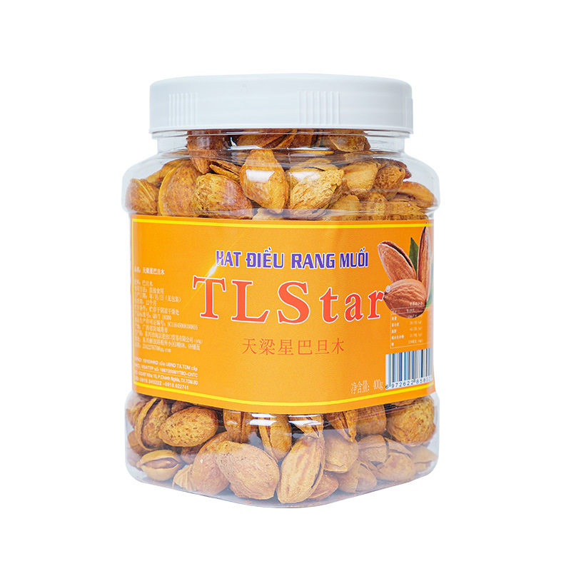 Almond NP wholesale leather thin paper leather almond wholesale square jar bottled almond 400g