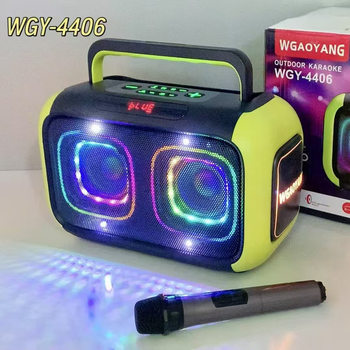 New High-Power Wireless Bluetooth Karaoke Audio Set Kidsren's Microphone Speaker Integrated Microphone Home Ktv