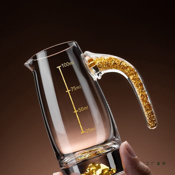 High-End Accessible Luxury Crystal Glass White Wine Dispenser Set Household Small Wine Cup One-Cup Hotel Wine Cup Wine Set