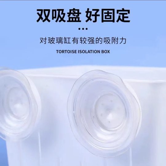 Isolation Box Turtle Seedling Living Black and White Hair Color Box Fish Tank Guppy Hatching Box Feeding Box Multifunctional Isolation Box