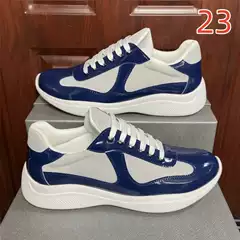 In stock new leather men's thick soled sports and leisure shoes, dad shoes, fashionable, versatile, high-end Korean version trendy men's shoes
