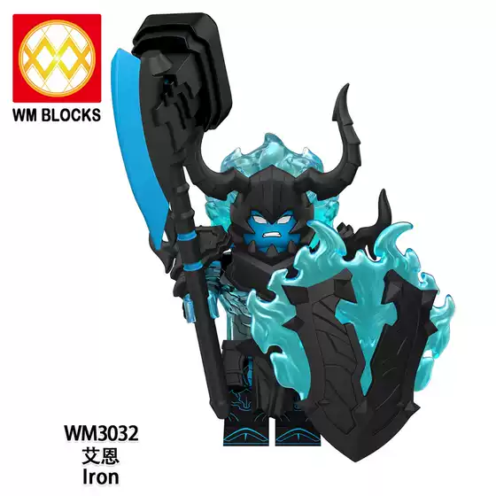Wm6221 Animation Series Foreign Trade Goods Bagged Building Block Figures Assembly Toys 3032 3034