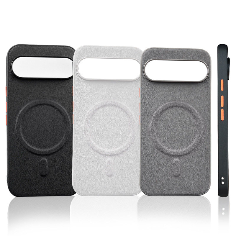 Suitable for Google Pixel10 Mobile Phone Case Google10Pro Plain Leather Magnetic Suction 10Proxl Independent Button Export