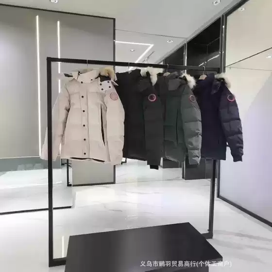 New High-end Correct Edition Big Goose Big Pocket Men and Women Couple Parker Cotton-padded jacket Hooded Thickened Warm Windproof Jacket