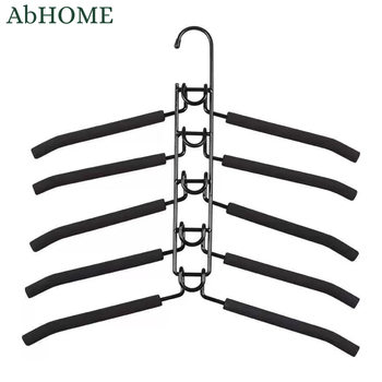 Cross-Border Foam Multi-Layer Magic Clothes Hanger Household Removable Clothes Rack Wardrobe Storage Artifact Trouser Rack Clothes Support