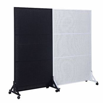 Floor-Standing Perforated Board Storage Rack Mobile Phone Accessories Jewelry Storage Hardware Tool Hanging Board Supermarket Vertical Display Rack
