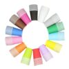 Color Disposable Paper Cup Picnic Party Decoration Arrangement Cup Novelty Solid Color Striped Birthday Party Supplies