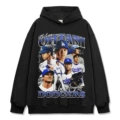 Black hooded sweatshirt