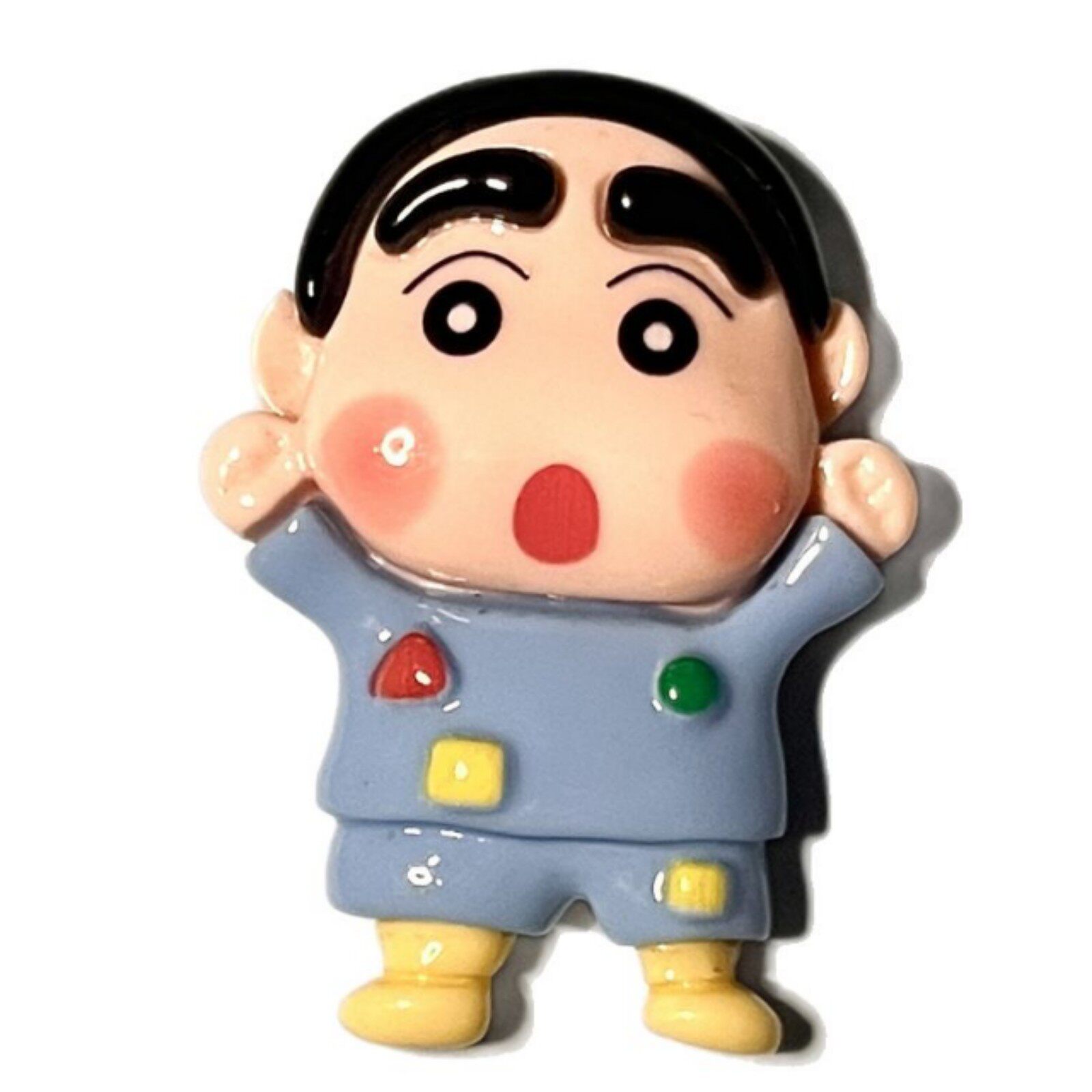 Crayon Shin New Resin Accessories Cartoon Mobile Phone Shell Hole Shoes Insulation Water Cup DIY Sticker Jewelry Hairpin Refrigerator Sticker