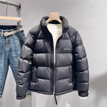 Men's Ultra-Light Warm Stand-Up Collar down Jacket 2025 Winter New Youth Popular Short Slim Duck down Jacket for Men