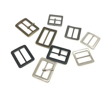 Spot Zinc Alloy with Needle Hanging Plated Fillet Solid Three Buckle Windbreaker Coat Japanese Buckle Braze Connection Buckle