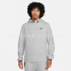 Cross-Border New Men's Spring Loose-Fitting Paul George Style Gray Hooded Sweatshirt in Stock