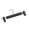 Non-Slip Plastic Trouser Clip Clothing Store Household Adult Seamless Clothes Hanger Colorful Frosted Clothes Drying Rack Retractable Trouser Clip