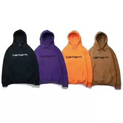 Cross-Border Foreign Trade Trendy Brand Hooded Sweatshirts for Men and Women in Autumn and Winter New Embroidered Plus Velvet Loose Casual Couple Hoodies Trendy