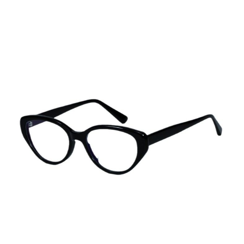 Cat's eye glasses frame women's new plain black frame glasses myopia can be equipped with degrees anti-blue light slimming glasses frame fashion wholesale
