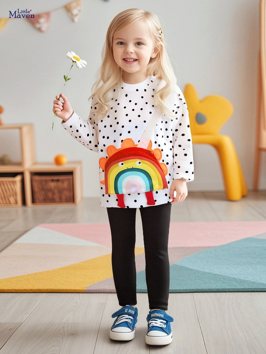 Usine vente en gros vêtements enfants, ensemble fille manche longue automne, tenue deux pièces style