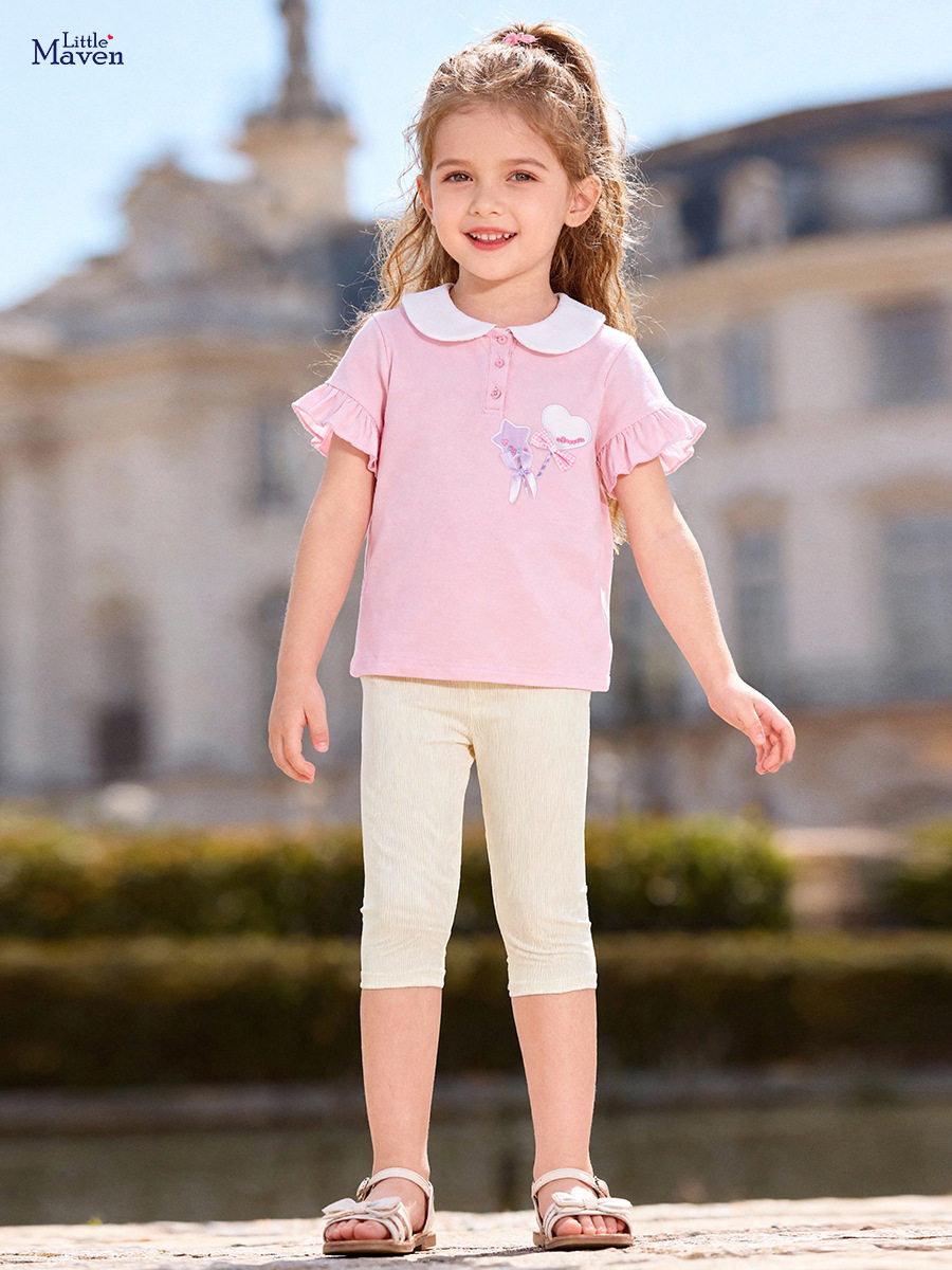 Summer Cute Girls' Set, Baby Sweet Children's Clothing, [Style] Kids' 2-piece Set