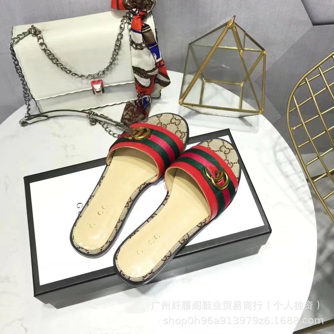 25 New Foreign Trade European and American Middle Eastern Dubai Russian Dutch German Iranian Webbing Horsebit Flat Slip-Ons