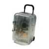 Mini Ultra-Small Trolley Case Storage Box, Direct Sales from the Manufacturer, Retractable Wheels, Movable, Transparent, Cute for Jewelry