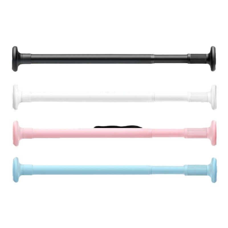 No-Drill Telescopic Rod, Nail-Free Clothes Drying Rod, Stainless Steel Curtain Rod, Shower Curtain Rod, Door Curtain, Wardrobe Support Rod