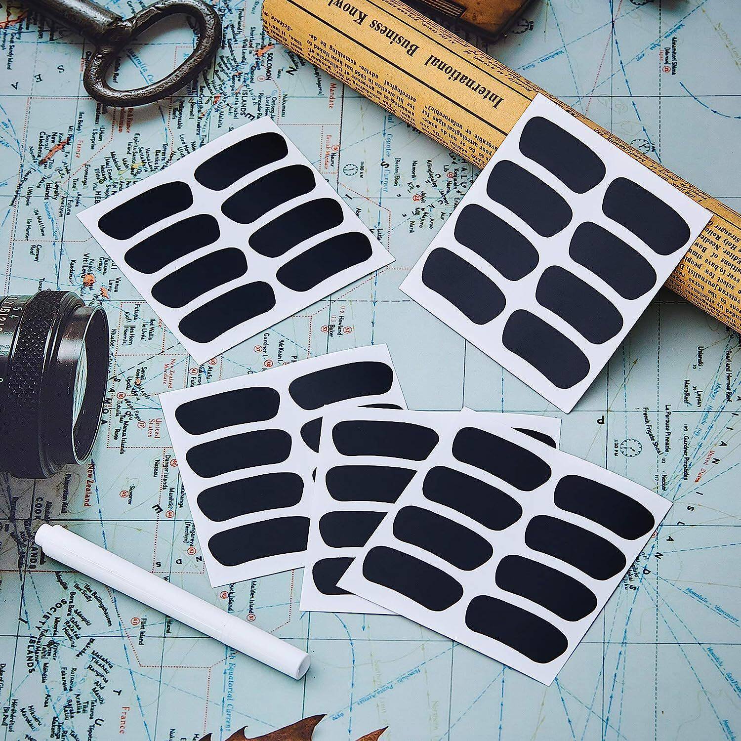 In stock Black eye sticker color label eye stickers sports event Stick Football sports atmosphere stickers