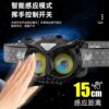 Super bright cross-border bright night fishing lamp induction miner's lamp charging emergency intelligent head-mounted outdoor lighting induction headlamp