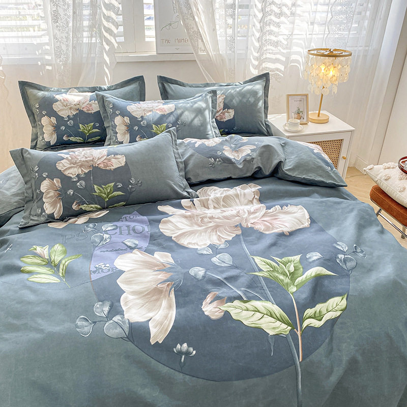 Practical Gift Thickened Brushed Four-Piece Bedding Set Winter Warm Three-Four-Piece Set Duvet Cover Bed Sheet All-Season Style