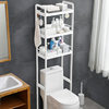 Bai Kang Bathroom Toilet Storage Rack Wall-Mounted Wall Storage Toilet Washroom Basin Rack Floor-Standing Storage Rack