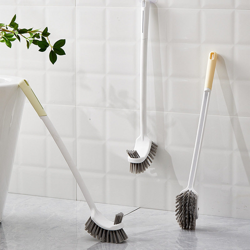 Multi-functional toilet brush 360 degrees dead angle household wall-mounted toilet wall-mounted cleaning toilet brush long handle