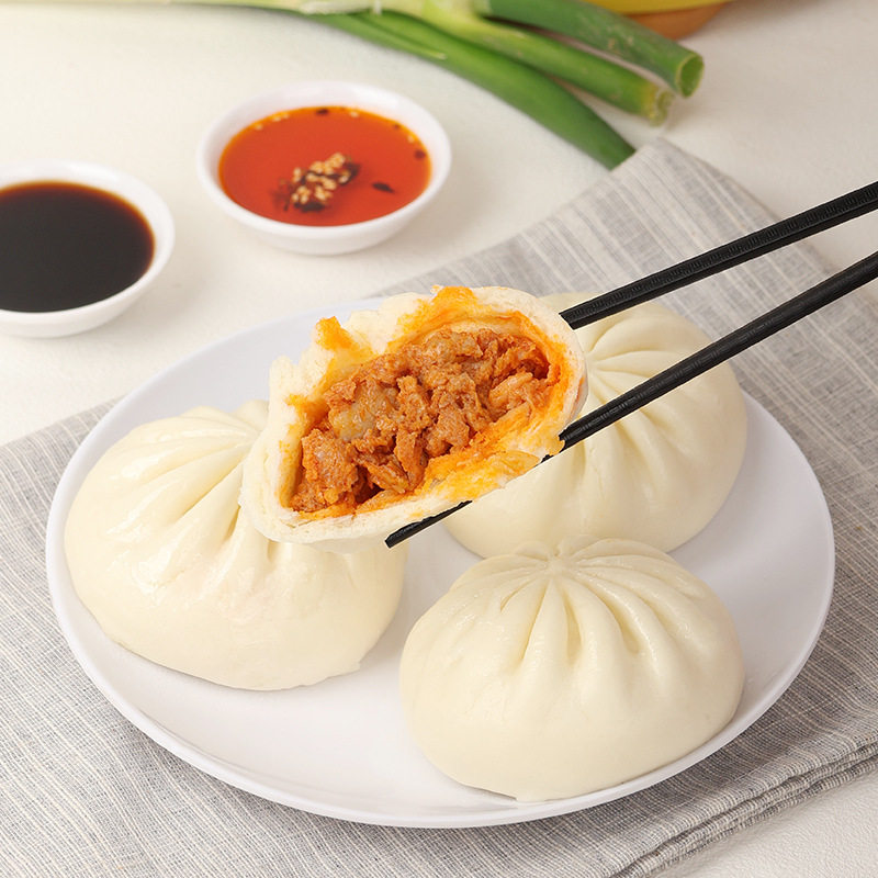 Semi-Finished Breakfast Heated Ready-To-Eat Frozen Food Xiaolongbao Breakfast Shop Instant Orleans Chicken Buns