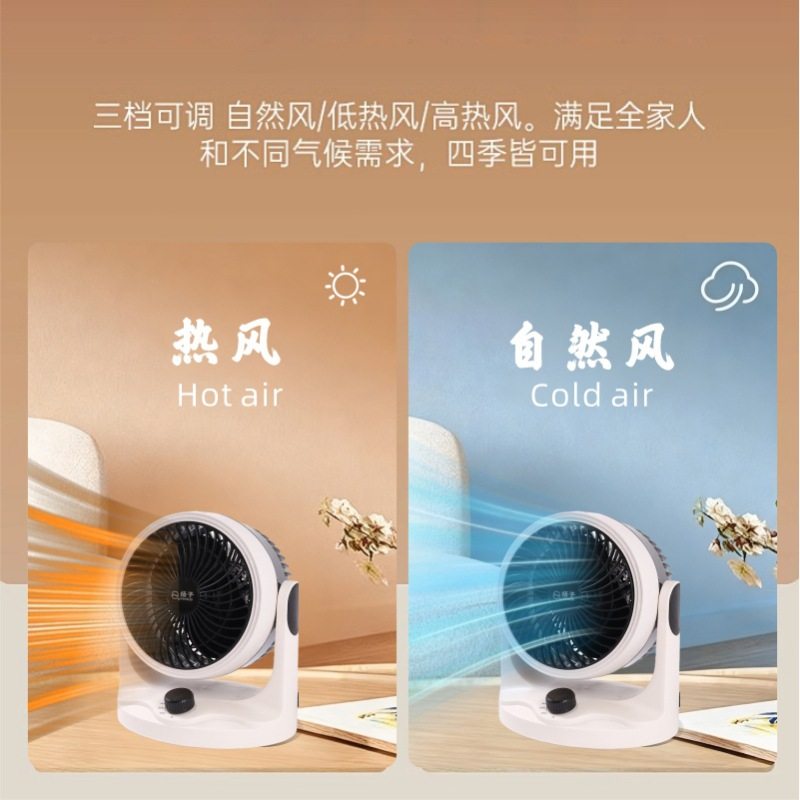 Yangzi New Heater Small Desktop Sun Heater for Office, Home, Bedroom, Dormitory, Fast Heating, Energy-Saving Heater
