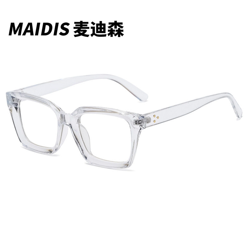 Jett 2461 glasses frame square plain glasses round face anti-blue glasses Amazon hot sale anti-blue light presbyopic