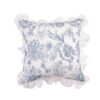 French Romantic Pastoral Ruffled Ear Lace Cotton Embroidered Pillow Pillow Sofa Bedside Pillow Case