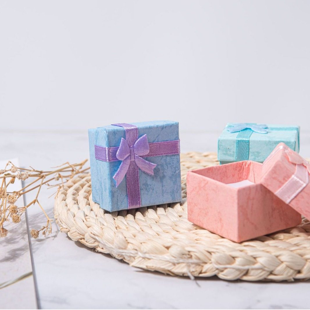 Manufacturer 4*4 Jewelry Box Cloud Ring Box in stock Jewelry Box Jewelry Box Jewelry Storage Box