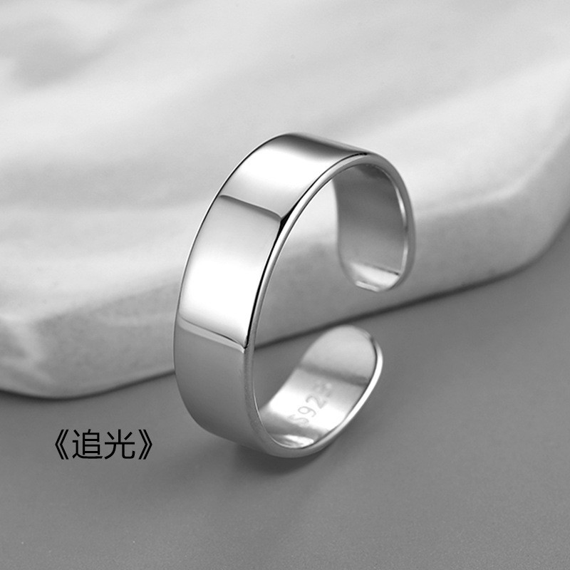 男士戒指个性叠戴组合电镀圆形复古貔貅单身戒莫比乌斯可调节指环