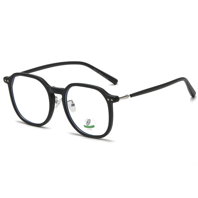 2022 new white deer with Korean version of anti-blue light female Net Red Plain Street racket glasses frame trendy men's myopia optical frame