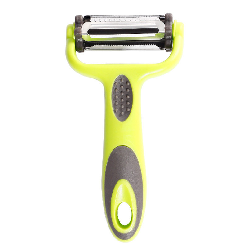 Paring Knife Three-In-One Multifunctional Fruit Knife Card Packaging Apple Scraper Potato Grater Peeler Melon Planer