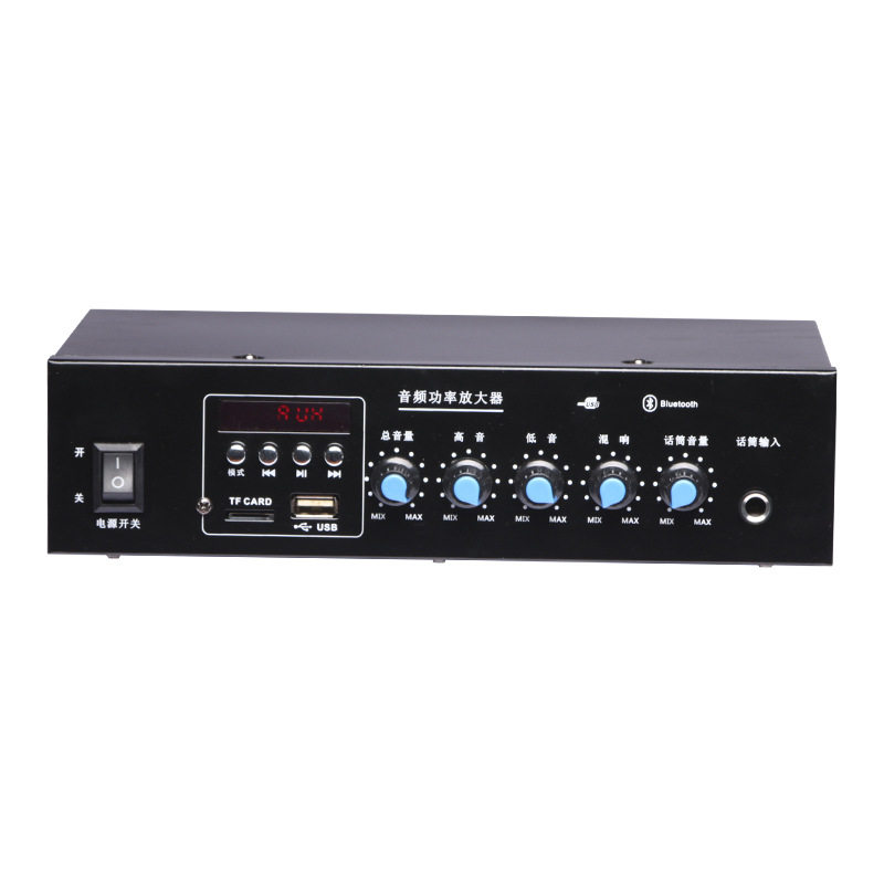 Cross-border K-song fixed resistance Bluetooth power amplifier can be customized logo professional high-power bass power amplifier on behalf of postage