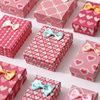 Jewelry Packaging Box, Jewelry Storage Box, Pink Bow, Mixed Colors, in Stock, Earrings, Bracelets, Cross-Border Gift Box