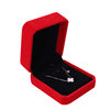 Necklace box Korean jewelry flannel box pendant gift box fashion gift jewelry velvet box