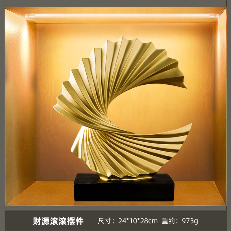 新中式高档酒柜装饰品餐边柜摆件客厅创意家居饰品室内软装装饰